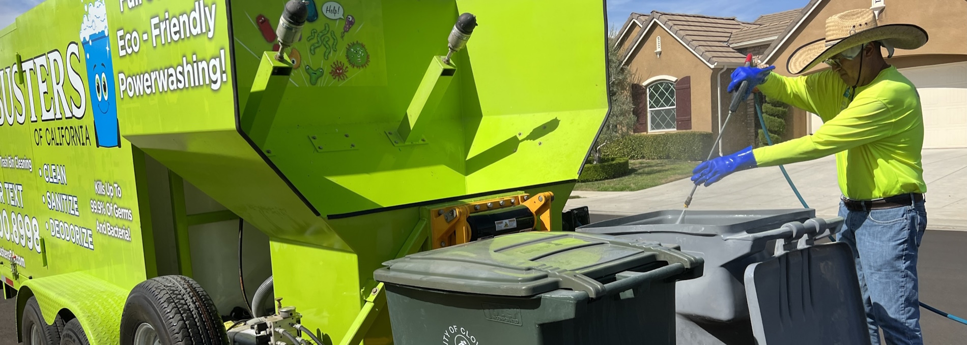 Bin Busters of California Garbage Can & Dumpster Cleaning Services
